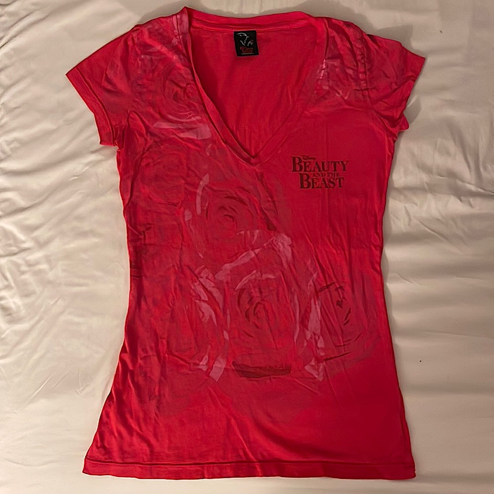 Official Disney Beauty And The Beast Broadway Womens T-Shirt